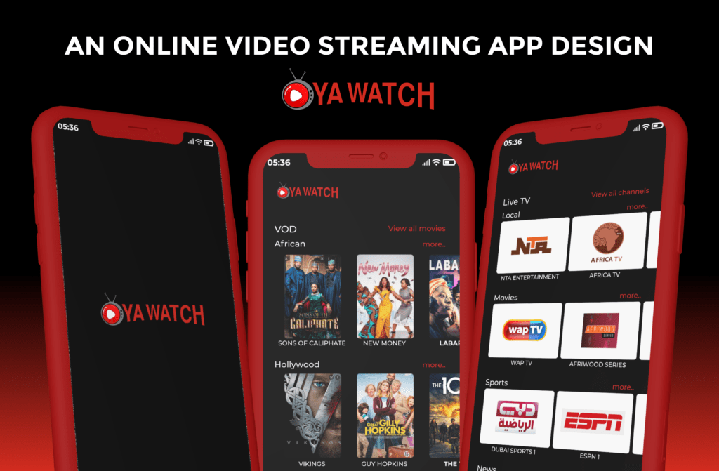 Video Streaming App UX Design Case Study