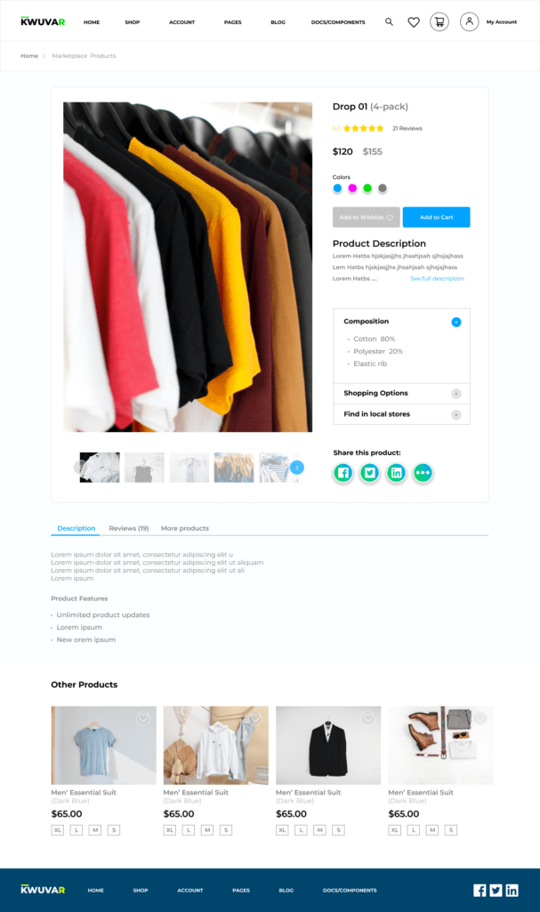 Ecommerce Store UI UX Design Case Study