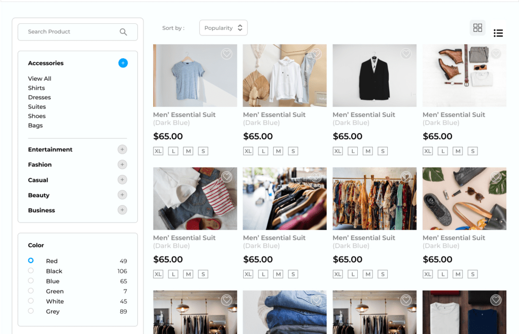 Ecommerce Store UI UX Design Case Study