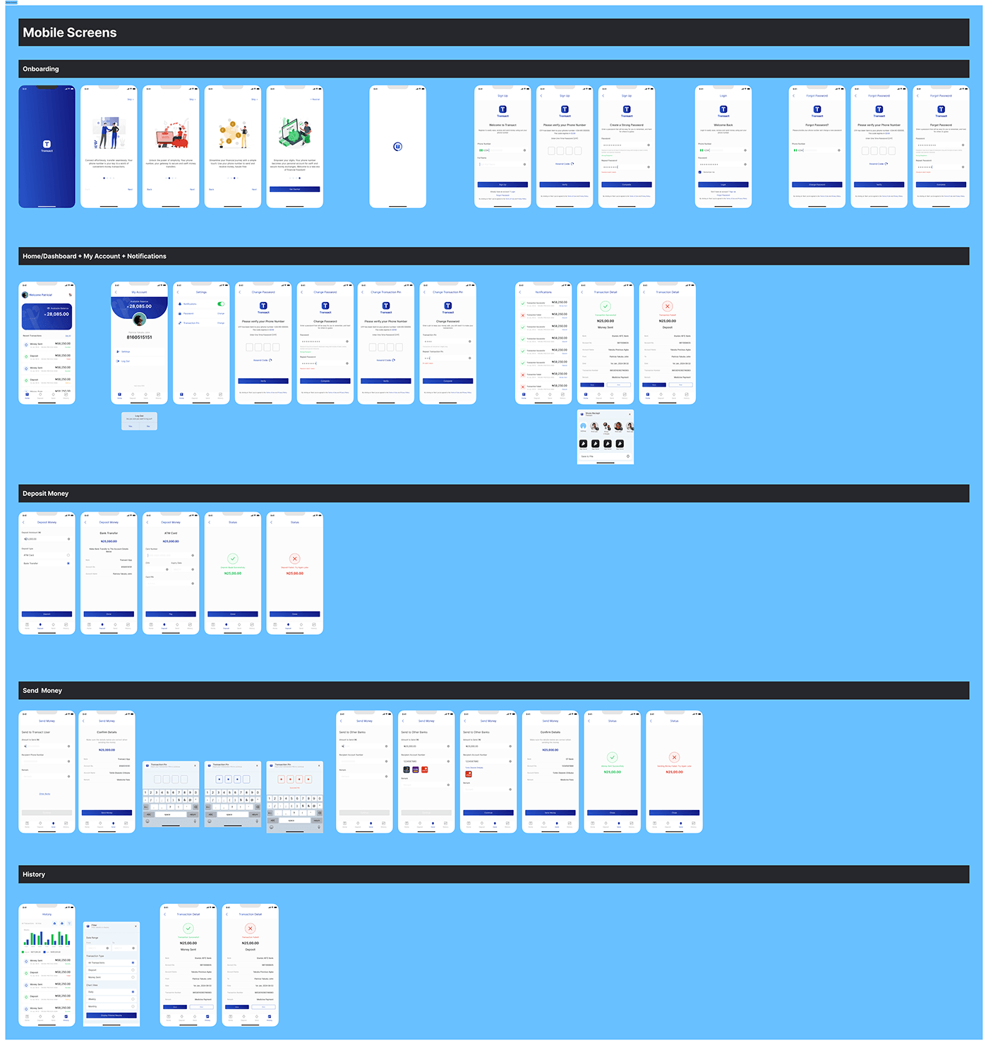 FinTech App UX Design